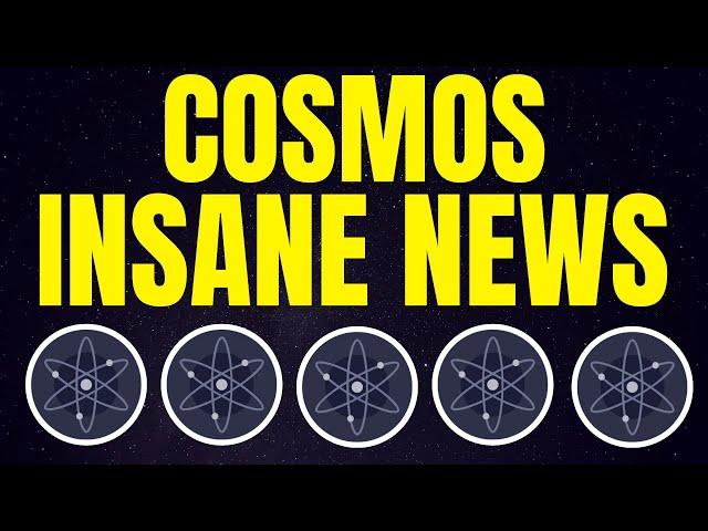 COSMOS: INSANE NEWS! THIS COULD BE HUGE? $200 Realistic? | Cosmos ATOM Price Prediction