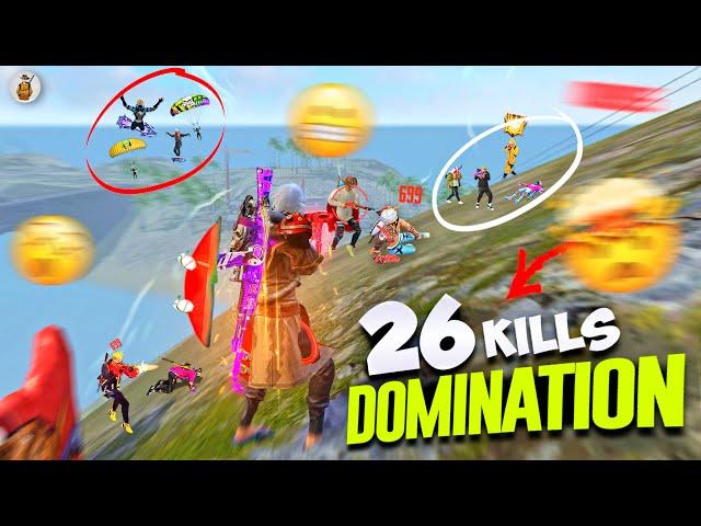 Dominating Bermuda Map26 Kills  Solo vs Squad GameplayFree Fire