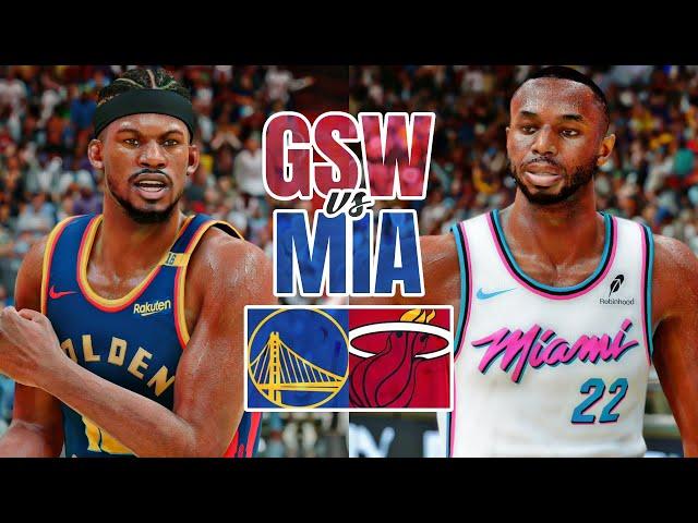 WARRIORS vs HEAT | NBA 2K25 (PS5 PRO) [4K60]