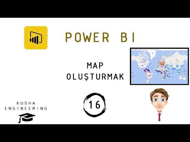 Map Görseli Kullanımı // Power BI  Dersleri - 16