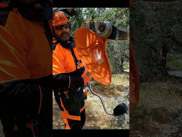 STIHL FS ShredCut 270-2 in Olive branches #STIHL #greece #creta #farming #agriculture #agro #mower