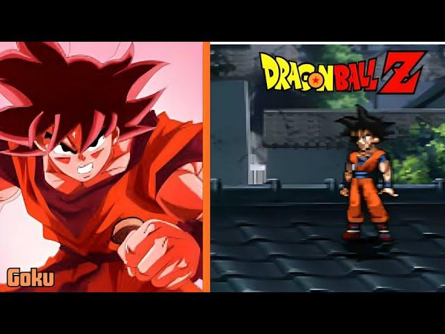 Goku Base + Kaioken Mugen Char By KuroFey-Mugen