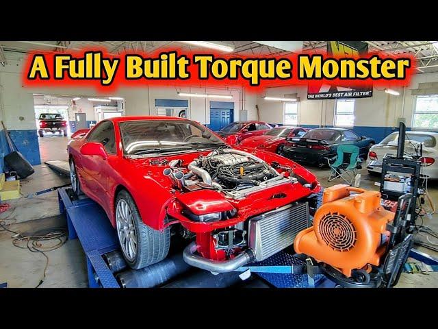 A Built 3000gt is a Torque Monster on the Dyno  [ Twin Turbo 3000gt vr4 6g72 ]