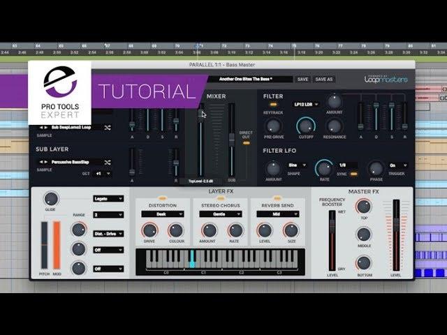 Watch How You Get Can Fat Sounding Synth Bass Tracks In Pro Tools Using Loopmasters Bass Master