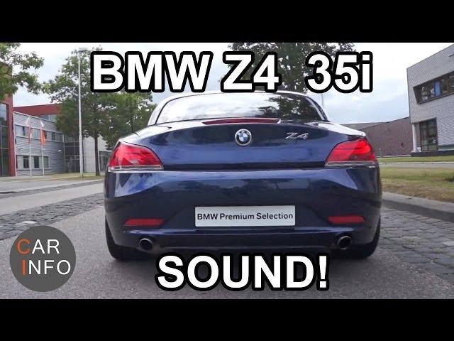 BMW Z4 35i  - Acceleration SOUND!