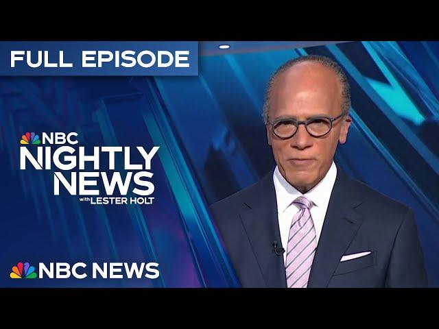 Nightly News Full Episode - May 27