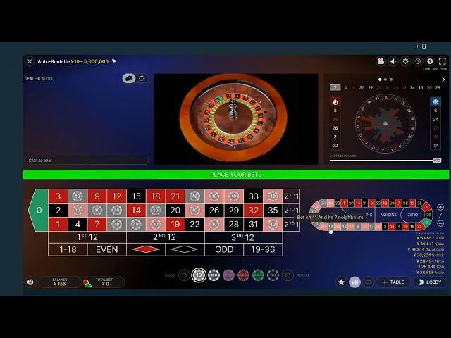 Roulette Software Prediction | Roulette Predictor | Roulette Strategy 180€ to 422 €