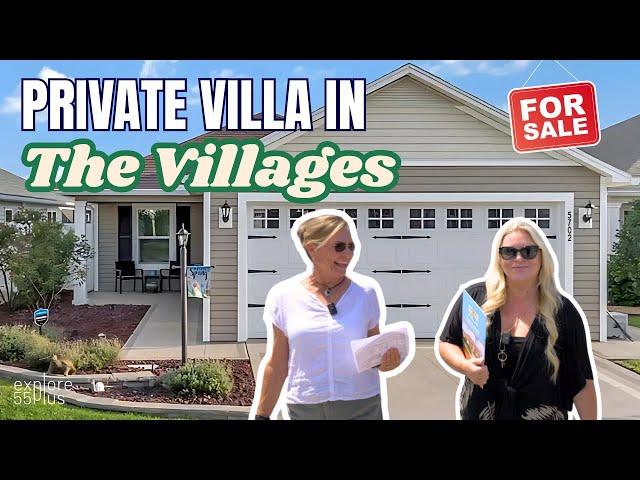 The Villages Villa You’ve Been Waiting For! NOW $359K!  Private, Upgraded & Prime Location!