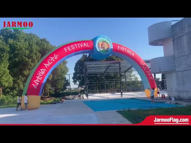 Custom Inflatable Arch Blow Up Arch#advertisingdisplay #jarmooflag #inflatable