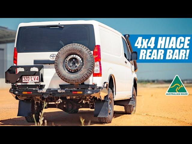 4X4 HIACE VAN Rear Bar Walk-Around & Review!