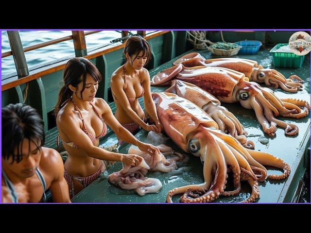 How Peruvian Fishermen Catch Thousands of Giant Squid from Sea