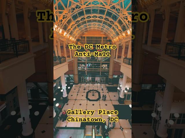 Gallery Place in Chinatown is the Anti-Mall of the DC Metro | T15D2 ExLog #shorts