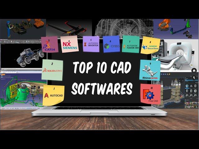 Top 10 CAD softwares for Mechanical Engineers and Product designers