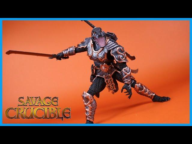 THE WAIT IS OVER! Savage Crucible Wave 1 LEMURIAN ROYAL GUARD Action Figure Review