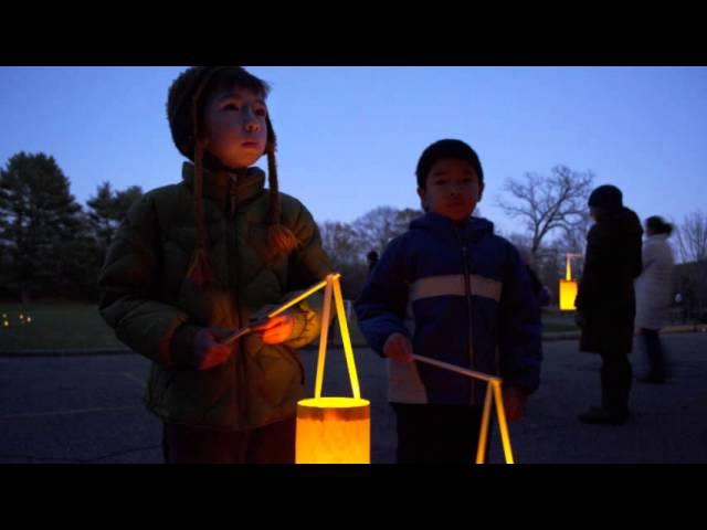 Lantern Walk at the Waldorf School of Lexington