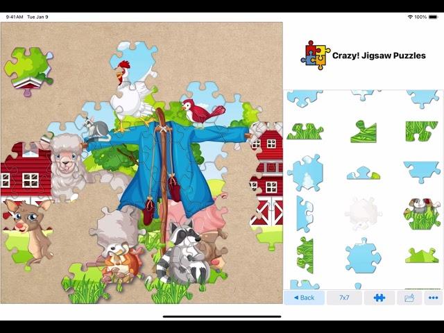 Relaxing jigsaw puzzle #puzzlesolving #gameplay #relaxing #cuteanimals #jigsawpuzzle