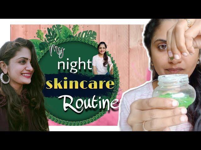 #skincareroutine || my night skincare routine|| nenu cheppe tip follow aithe okka pimple kida radhu