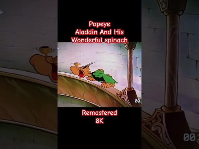 Popeye -Aladdin And His Wonderful Lamp Remastered- 8K