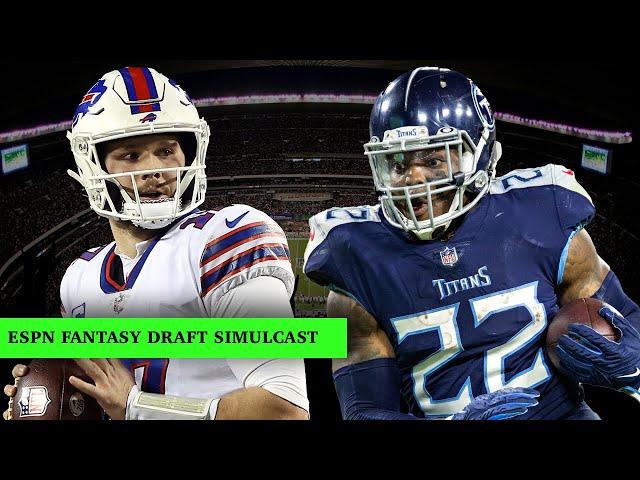 2022 ESPN Fantasy Football Draft | Fantasy Football Marathon Simulcast