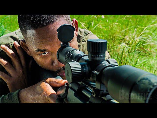 Disparo épico del francotirador Will Smith | Proyecto Géminis | Clip en Español