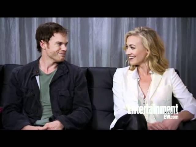 Yvonne Strahovski & Micheal C. Hall Dexter- Comic Con San Diego 2012