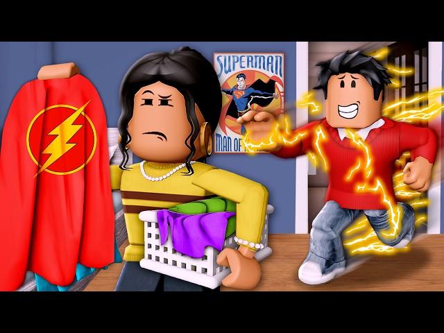 He Was SECRETLY A SUPERHERO! (A Roblox Movie)