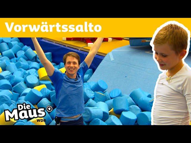 Wie springt man einen Salto? | DieMaus | WDR