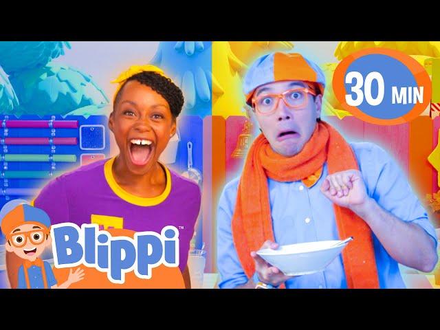 Blippi & Meekah Play the Hot or Cold Game | BEST OF BLIPPI TOYS | Educational Videos for Kids