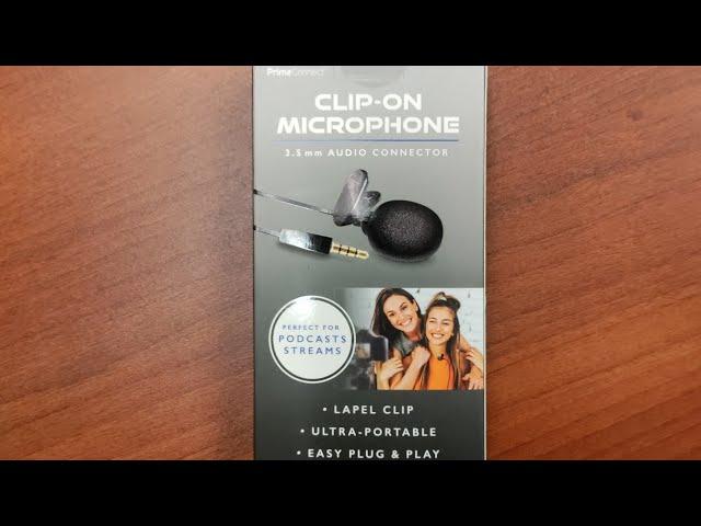 Prime Connect Clip on microphone review