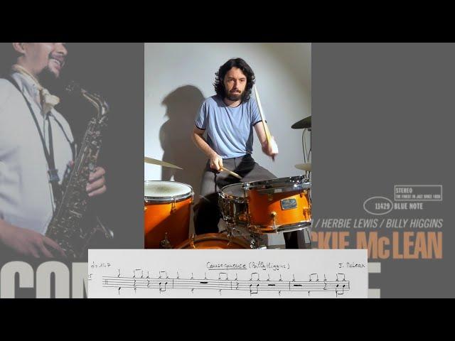 Billy Higgins drum cover #2 / Consequence - Consequence (Jackie McLean, 1965)