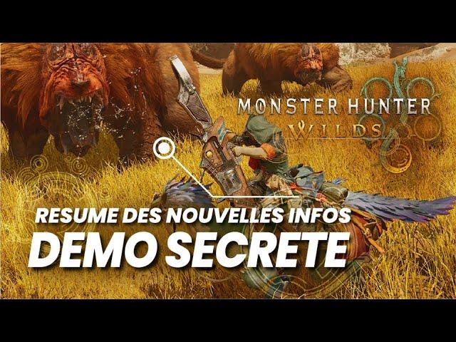 Monster Hunter Wilds - Démo SECRETE ! Résumé des Nouvelles Infos