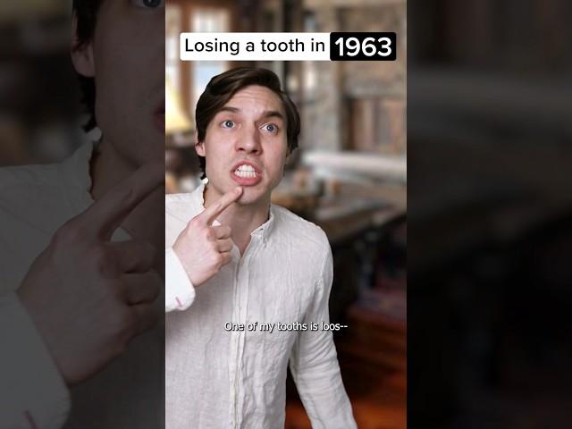 Losing your first tooth. #comedy #skit #funny #thenvsnow
