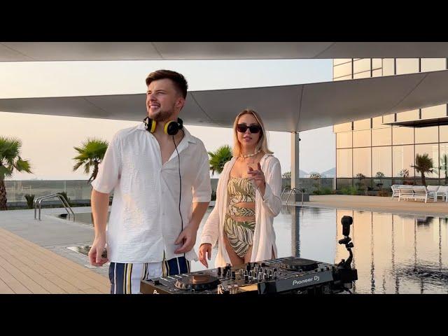 Chilling Poolside: Sunset House Summer DJ Mix with Soulmate Groove | Dubai UAE