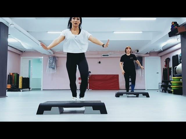 СТЕП АЭРОБИКА СВЯЗКА НА 32 СЧЁТА / STEP AEROBICS