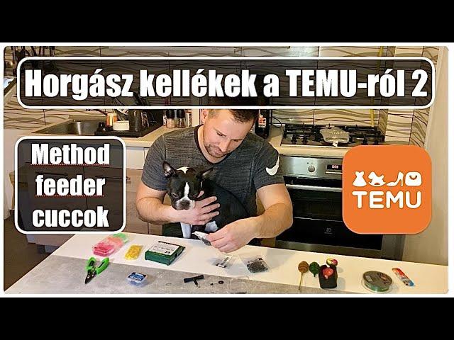 Horgász kellékek, aprócikkek a TEMU -ról 2, Method Feeder végszerelék