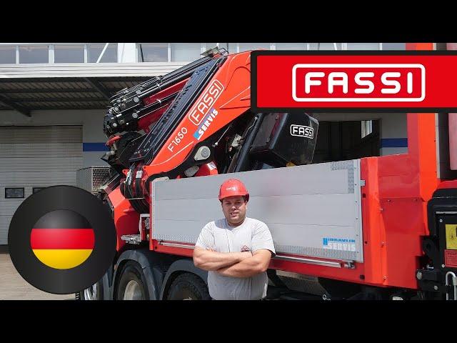 Der Fassi-Kran F1650RA, genau richtig für anspruchsvolle Kranführer