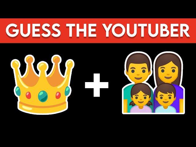 Guess The YouTuber By Emoji | Emoji Quiz