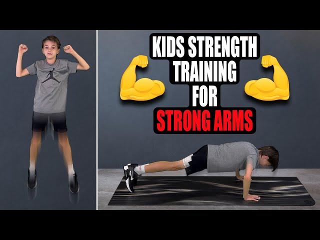 GET STRONG ARMS  (Kids Strength Exercises for STRONG ARMS AND UPPER BODY)