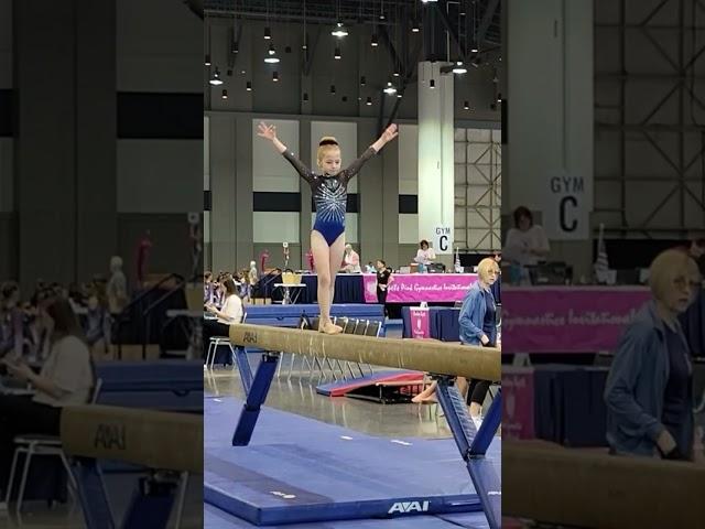 Gymnastics beam routine 1st place‍️