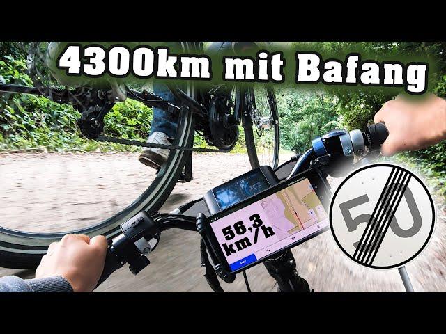 Bafang Erfahrung nach 4 Jahren und 4300km BBS02 E-Bike Mittelmotor + TOP Speed