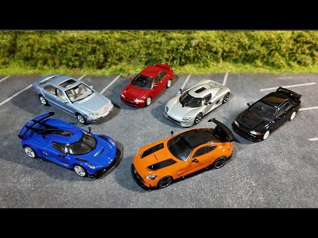 NEW Tarmac Works GLOBAL64 Mix  Koenigsegg, Evo Lancer, Mercedes AMG