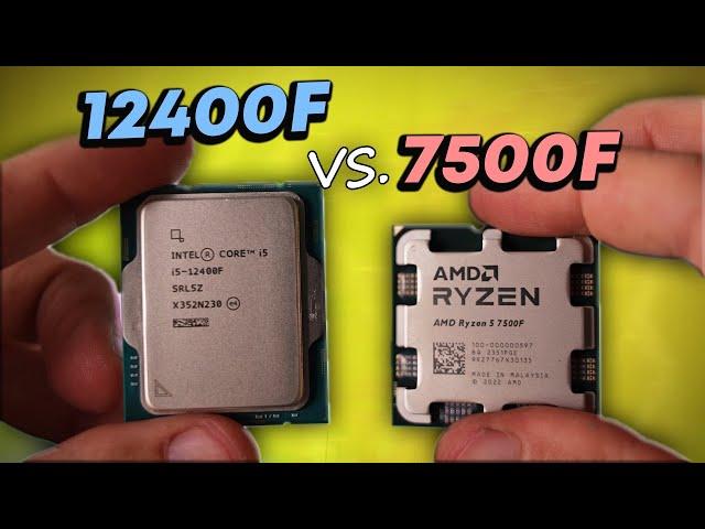 Ryzen 5 7500F vs i5 12400F - Which is the Budget CPU KING?