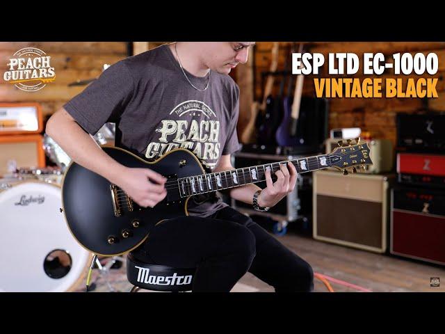 No Talking...Just Tones | ESP LTD EC-1000 | Vintage Black