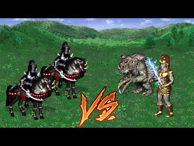 Heroes 3: Dread Knights vs Level 7 Creatures