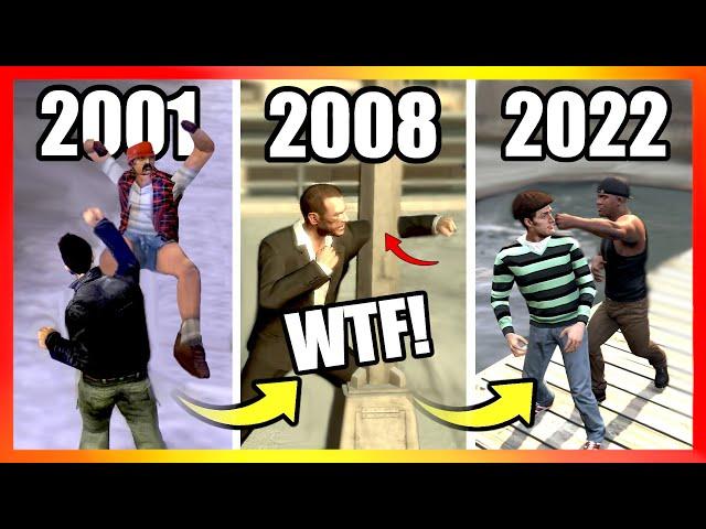 Evolution of PUNCH LOGIC in GTA Games (2001-2022)