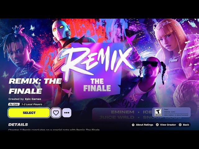 How To Join & Get Remix: The Finale Live Event NOW EARLY Map Code Playlist in Fortnite Chapter 2