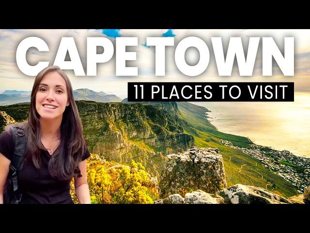 11 BEST THINGS TO DO in and around Cape Town, South Africa!