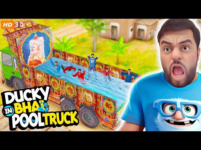 Ducky Bhai Swimming in a Truck Episode 03 | @DuckyBhai Cartoon PopCorn Kahani Tv 