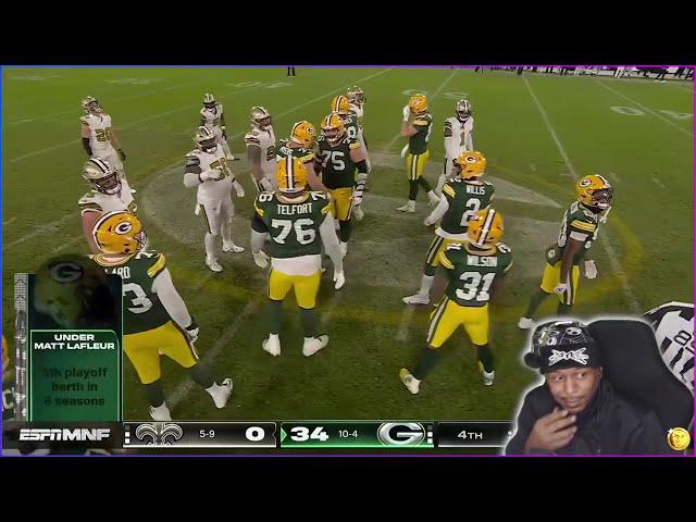 BEARS FAN #reaction to New Orleans Saints vs. Green Bay Packers | #nfl #Highlights