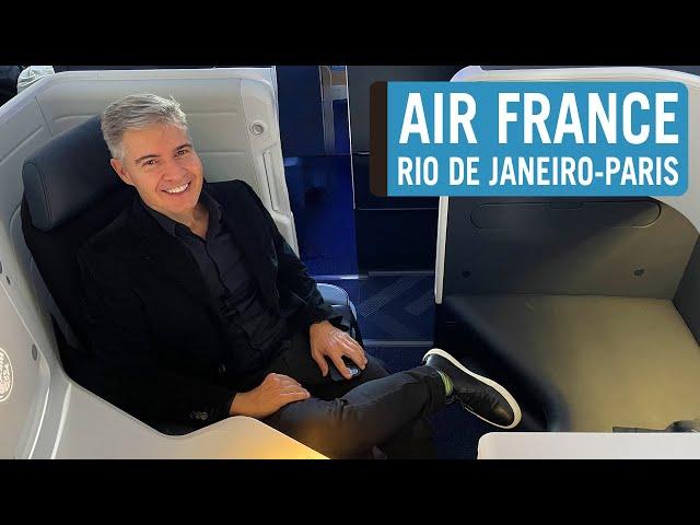 AIR FRANCE BUSINESS CLASS NO B777-300 - RIO-PARIS, por Carioca NoMundo